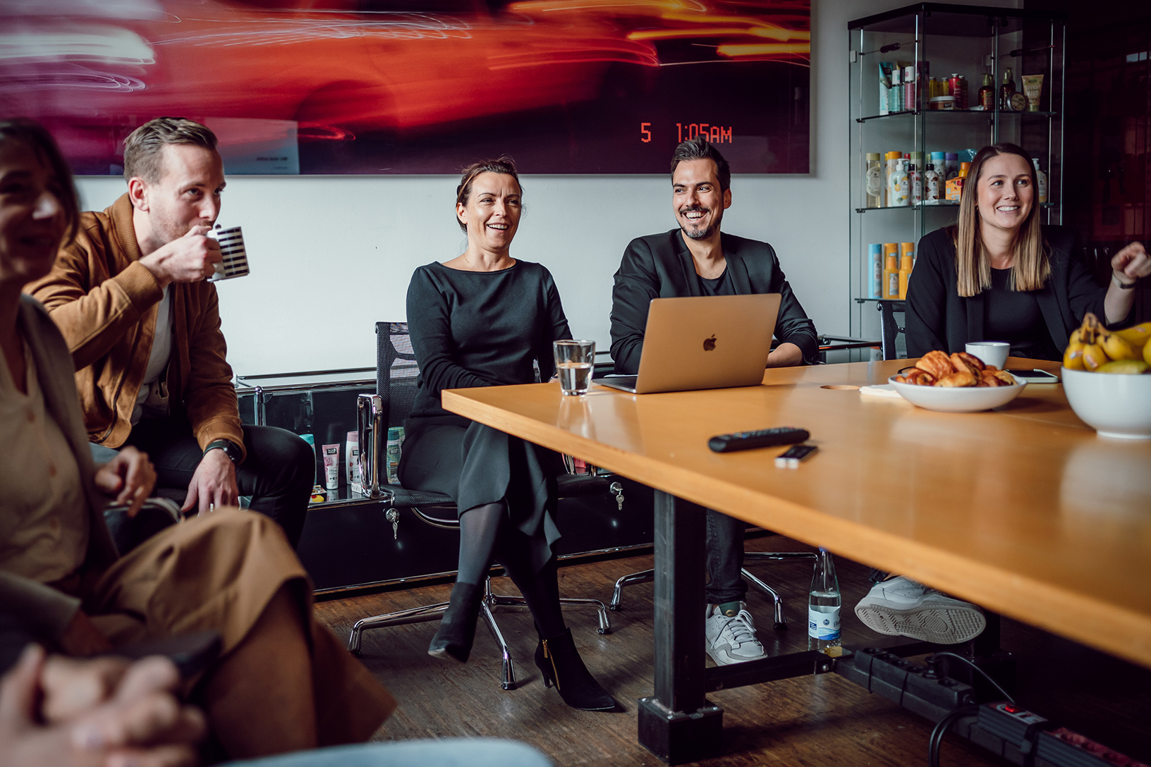 Geschäftsführung Paul Valentiner, Nadine Hartmann, Max und Lisa Wenzel