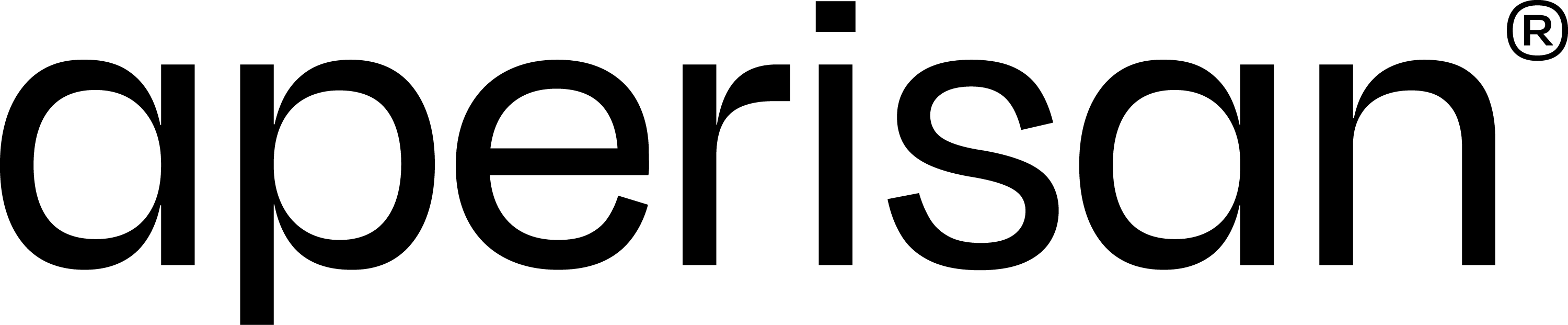 Aperisan logo schwarz