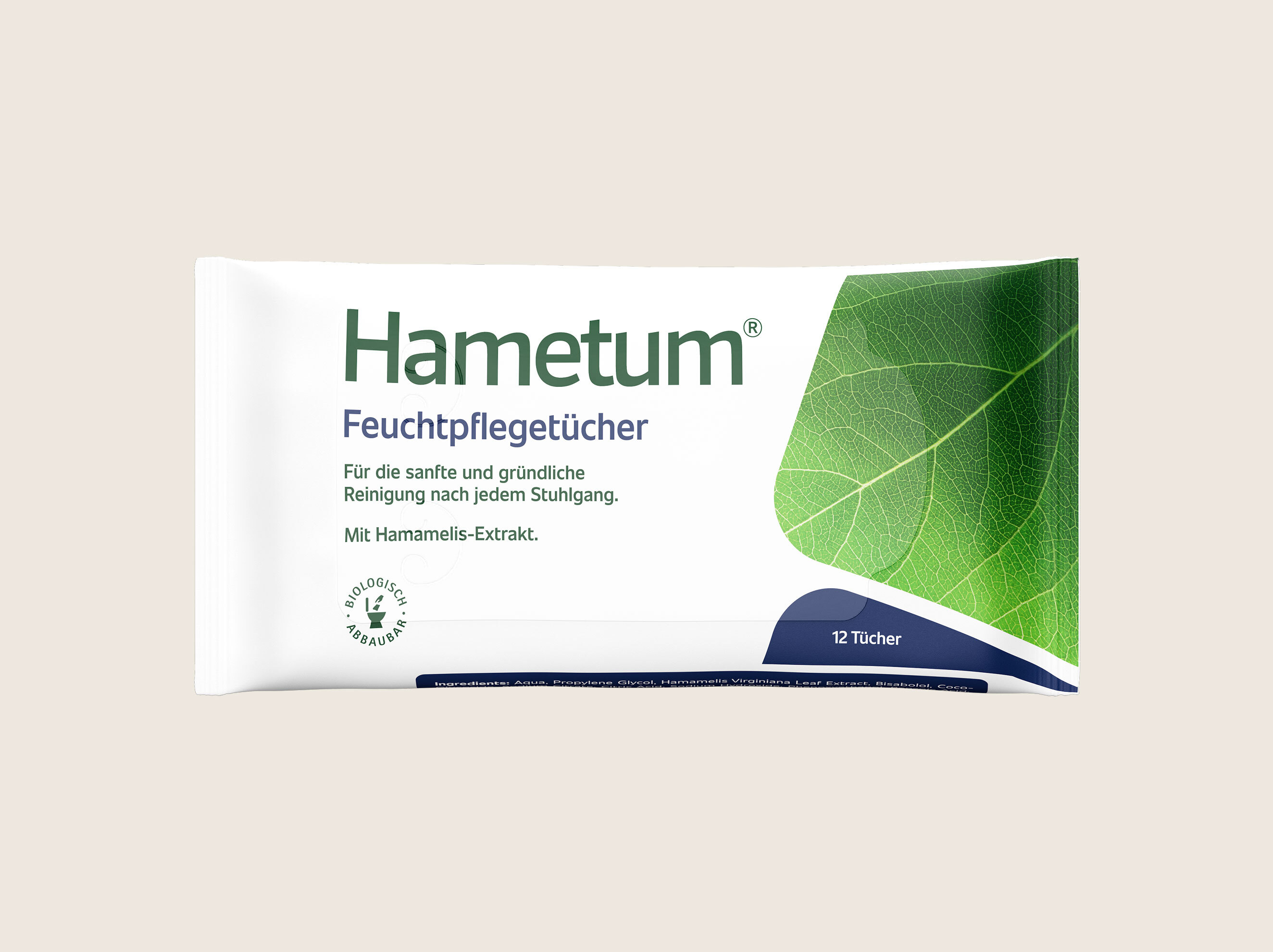 Die Hametum Feuchttücher im neuen Design