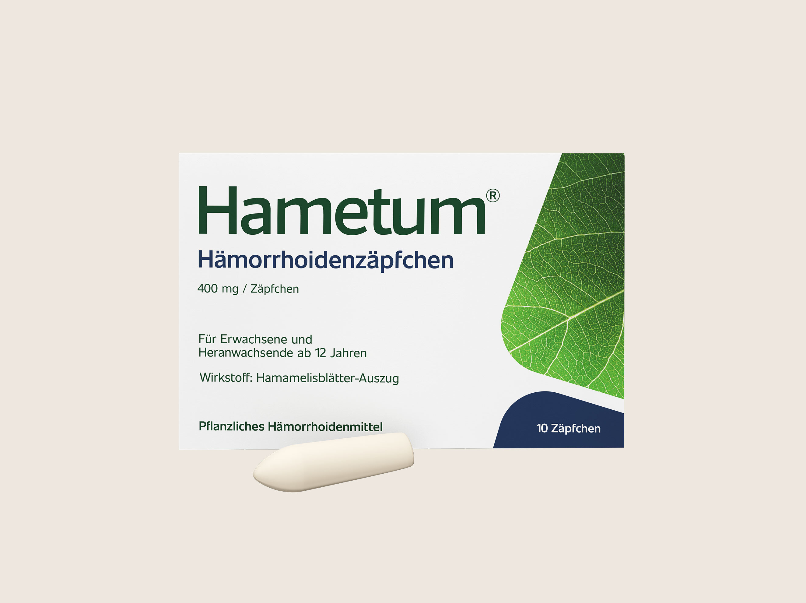 Hametum Hämorrhoidenzäpfchen im neuen Design