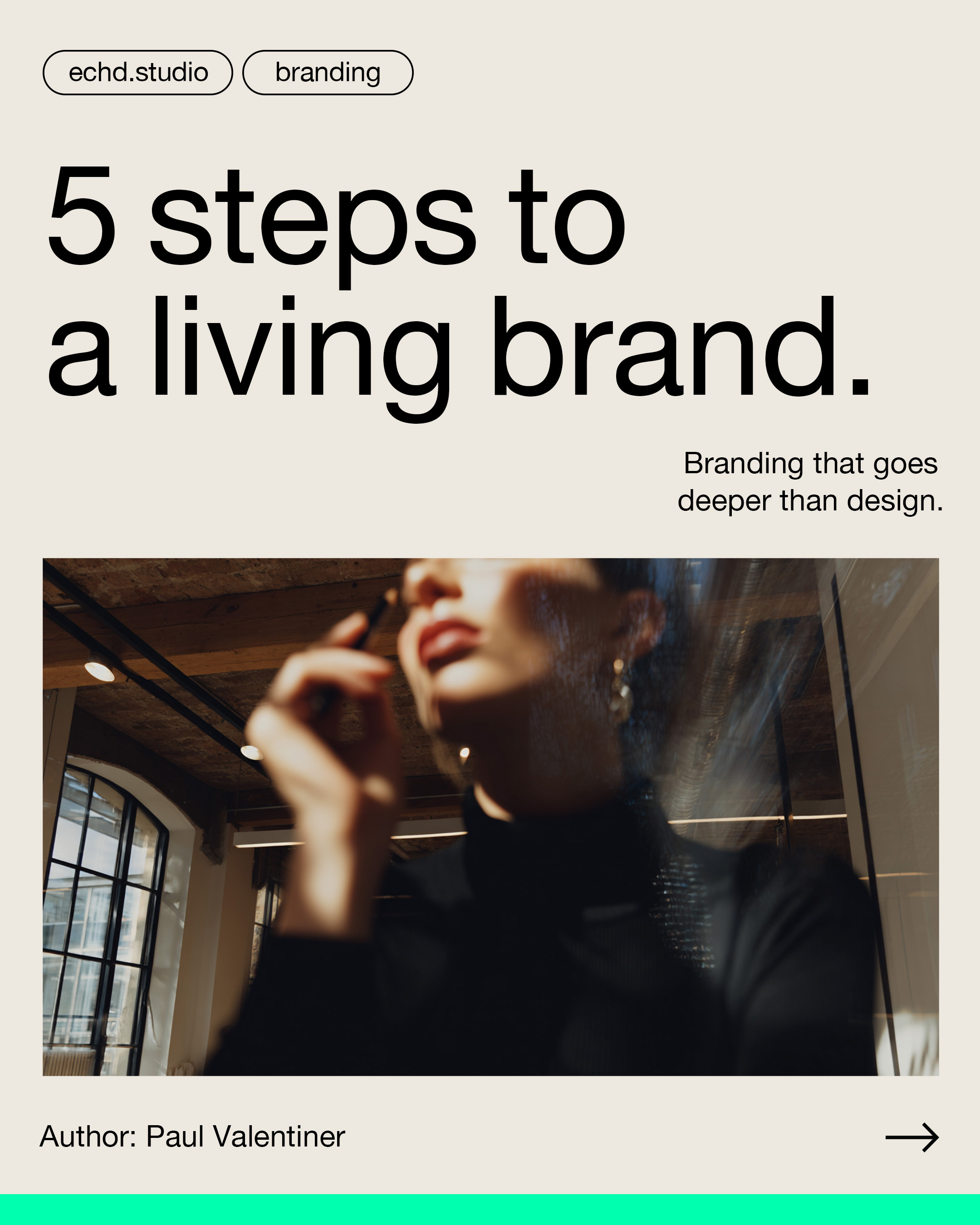 5 steps to a living brand