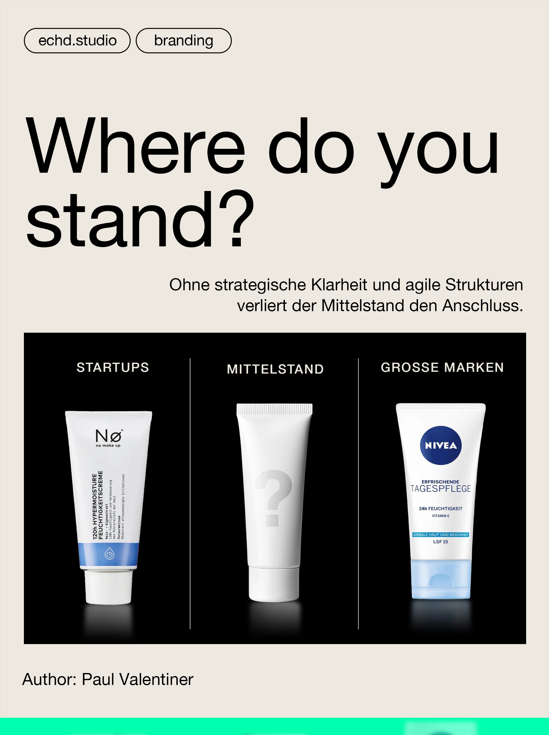 Die Herausforderung für den Mittelstand.