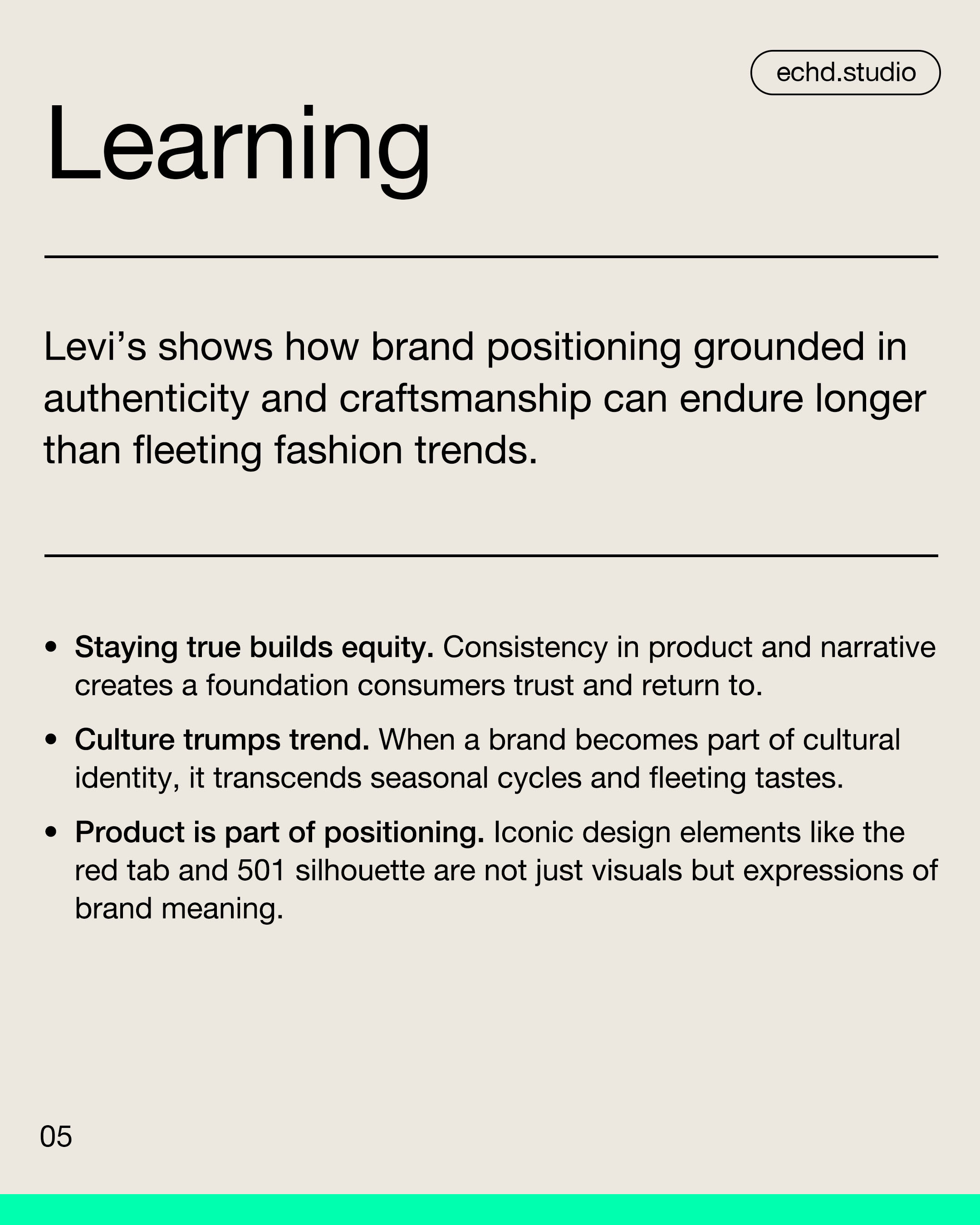 Iconic Brand Positioning #5 - Levis