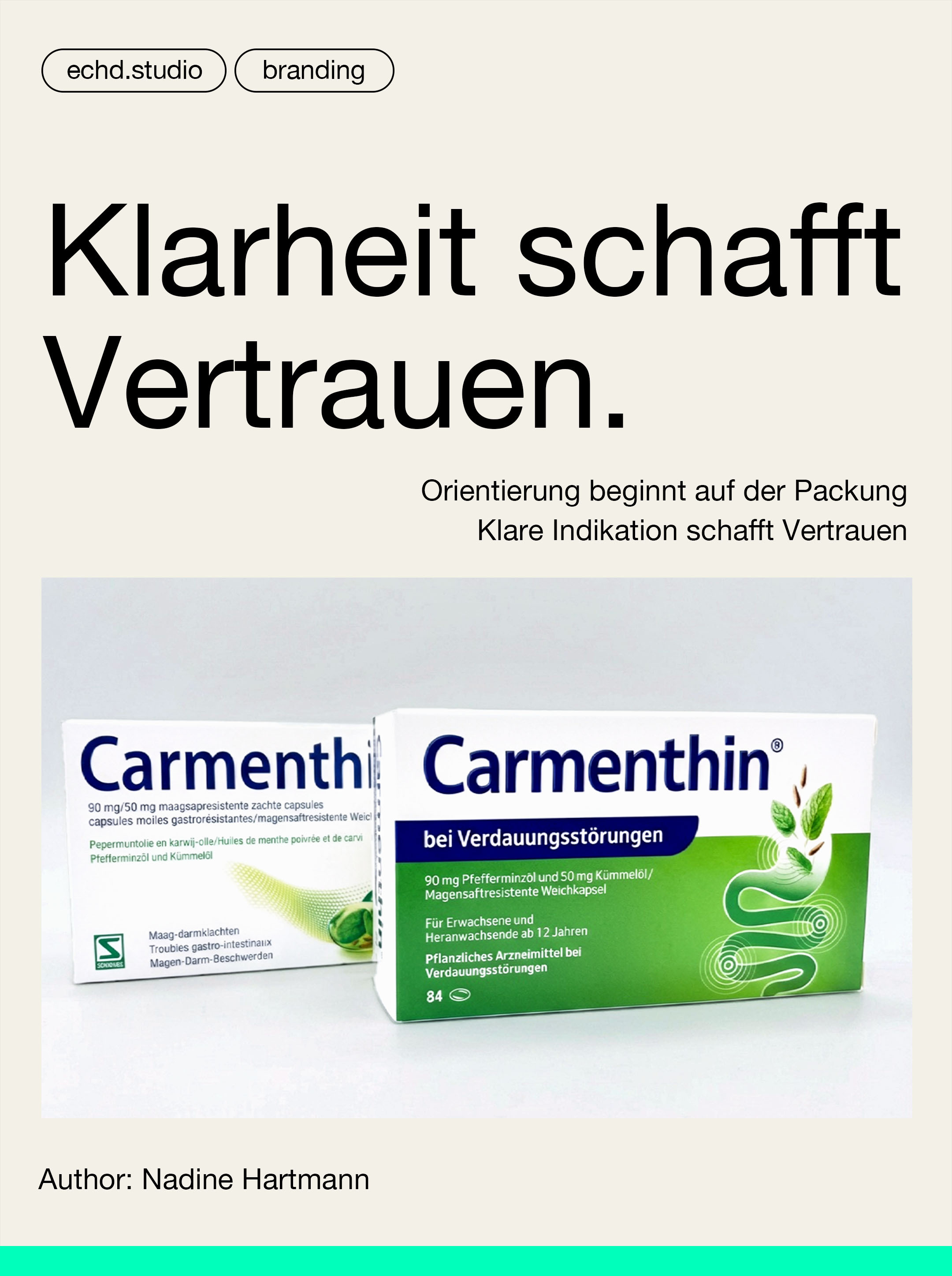 Klarheit schafft Vertrauen.
