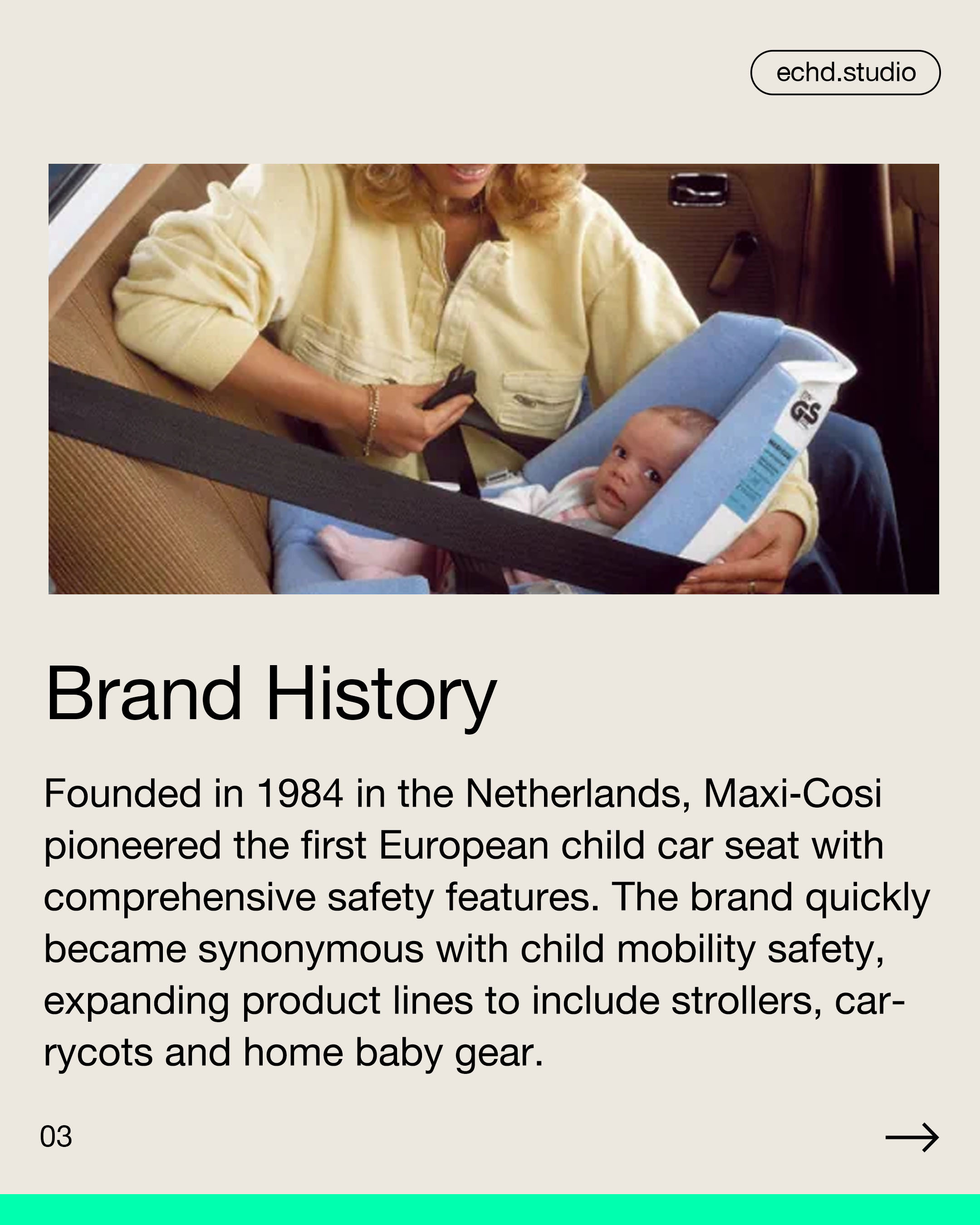 Iconic Brand Positioning #6 - Maxi Cosi